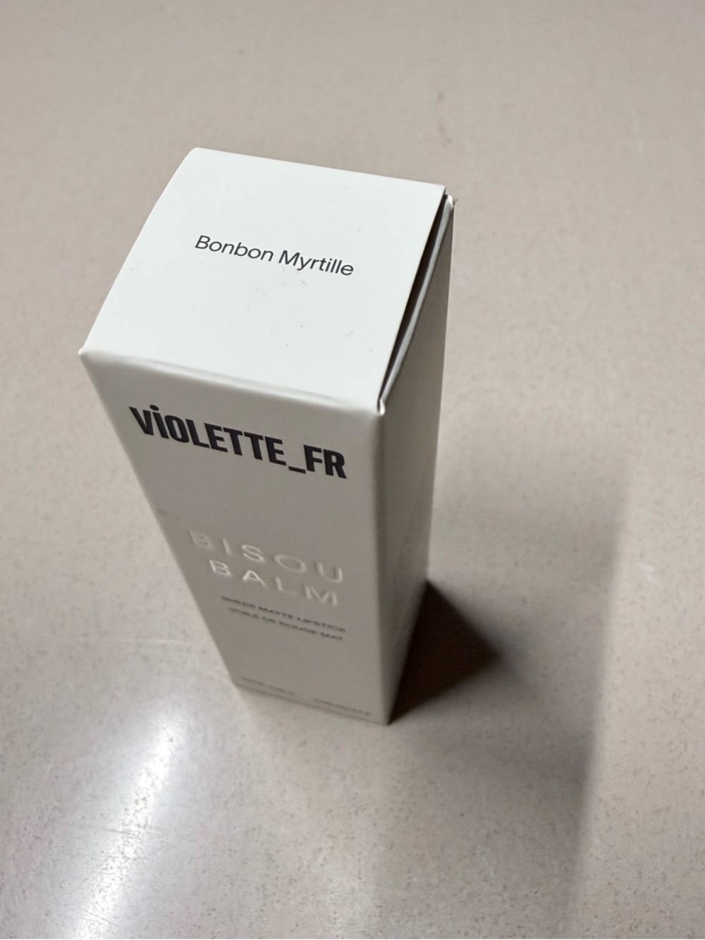 VIOLETTE_FR Bisou Balm Sheer Matte Lipstick Bonbon Myrtille